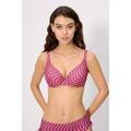 Maillots de bain sur Grenoble : Maillots de bain Ysabel Mora Haut de bikini imprim&eacute; vagues, bonnet C Multicolore