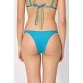 Maillots de bain Ysabel Mora Bas de bikini br&eacute;silien taille basse &agrave; paillettes bleues Bleu Grenoble