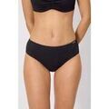 Maillots de bain sur Grenoble : Maillots de bain Ysabel Mora Culotte de bikini midi noire textur&eacute;e Noir