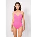 Maillots de bain sur Grenoble : Maillots de bain Ysabel Mora Maillot de bain triangle rose textur&eacute;, bonnet B Rose