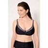 Maillots de bain Ysabel Mora Haut de bikini amincissant &agrave; imprim&eacute; paillet&eacute; noir, bonnet E Noir