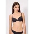 Maillots de bain sur Grenoble : Maillots de bain Ysabel Mora Haut de bikini noir textur&eacute;, bonnet B Noir