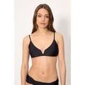 Maillots de bain sur Grenoble : Maillots de bain Ysabel Mora Haut de bikini triangle noir &agrave; paillettes, bonnet B Noir
