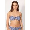 Maillots de bain Ysabel Mora Haut de bikini bandeau bleu Liberty, bonnet B
