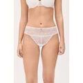 Slips Ysabel Mora Culotte midi en dentelle blanche | Collection Mariage Blanc