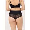 Culottes & slips Ysabel Mora string gainant en dentelle noire &agrave; compression moyenne Noir