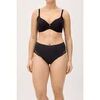 Slips Ysabel Mora Culotte gainante taille haute en dentelle noire Noir