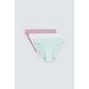 Slips Ysabel Mora Lot de 3 mini-culottes basiques en coton Multicolore