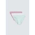 Slips Ysabel Mora Lot de 3 mini-culottes basiques en coton Multicolore Grenoble