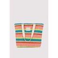 Cabas Ysabel Mora sac de plage en raphia color&eacute; Multicolore Grenoble
