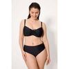 Maillots de bain Ysabel Mora Haut de bikini noir amincissant, bonnets D et E