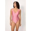 Maillots de bain Ysabel Mora Maillot de bain amincissant rose &agrave; paillettes, bonnet B Rose