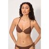 Maillots de bain Ysabel Mora Haut de bikini push-up double ajour&eacute; marron, bonnet B Marron