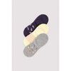 Chaussettes Ysabel Mora Lot de 3 chaussettes d'&eacute;t&eacute; imprim&eacute;es &agrave; petits talons Multicolore