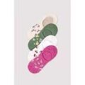 Chaussettes Ysabel Mora Lot de 4 chaussettes d'&eacute;t&eacute; imprim&eacute;es &agrave; petits pois Multicolore Grenoble