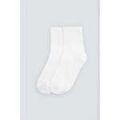 Chaussettes Ysabel Mora Lot de 3 chaussettes blanches basiques respirantes
