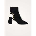 Bottines Vanessa Wu Bottines &agrave; talon demi-lune LUNA Gems Noir