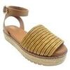Espadrilles MTNG Sandales pour femmes MUSTANG 59617, couleur fauve