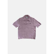 Pull Lacoste Polo en Maille boucl&eacute;e - rose Rose