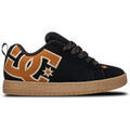 Skate & rollers sur Grenoble : Chaussures de Skate DC Shoes COURT GRAFFIK SE black wheat