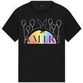 Tee-shirts sur Grenoble : T-shirt Amiri PLAYBOY RAINBOW TEE BLACK