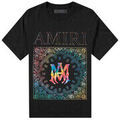 Tee-shirts sur Grenoble : T-shirt Amiri RAINBOW BANDANA TEE BLACK