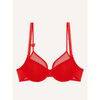 Corbeilles & balconnets Passionata Soutien-gorge &agrave; coques fines MISS JOY Rouge