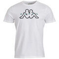 Tee-shirts sur Grenoble : T-shirt Kappa TEE SHIRT BLANC - WHITE - L