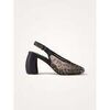 Chaussures escarpins Vanessa Wu Escarpins slingbacks &agrave; talon demi-lune LUNA Loop
