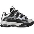 Skate & rollers sur Grenoble : Chaussures de Skate Osiris D3 2001 silver black holo