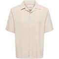 Chemises/chemisettes sur Grenoble : Chemise Only & Sons Onsperu Ss Reg Tencel Shirt Noos 22036397