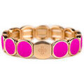 Bracelets sur Grenoble : Bracelets Lauren Steven Bracelet Emaill&eacute; Bold Fuchsia Jaune