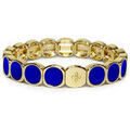 Bracelets sur Grenoble : Bracelets Lauren Steven Bracelet Emaill&eacute; Saphir Jaune