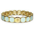 Bracelets Lauren Steven Bracelet Emaill&eacute; Azur Jaune Grenoble