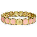 Bracelets sur Grenoble : Bracelets Lauren Steven Bracelet Emaill&eacute; Corail Jaune