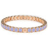 Bracelets Lauren Steven Bracelet Emaill&eacute; Slim Parme Jaune