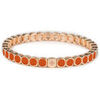 Bracelets Lauren Steven Bracelet Emaill&eacute; Slim Abricot Jaune
