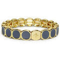 Bracelets sur Grenoble : Bracelets Lauren Steven Bracelet Emaill&eacute; Glacier Jaune