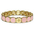 Bracelets sur Grenoble : Bracelets Lauren Steven Bracelet Emaill&eacute; Rose Poudr&eacute; Jaune