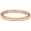 Bracelets Lauren Steven Bracelet Emaill&eacute; Slim Corail Jaune