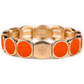 Bracelets Lauren Steven Bracelet Emaill&eacute; Bold Orange Jaune