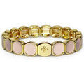 Bracelets Lauren Steven Bracelet Emaill&eacute; Nude Jaune