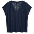 Tee-shirts sur Grenoble : T-shirt Vero Moda TEE SHIRT VMTASSA LIV SS - NAVY BLAZER - L