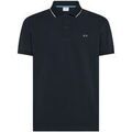 Polo Sun68 POLO SMALL STRIPE ON COLLAR S/S Grenoble