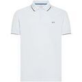Polos sur Grenoble : Polo Sun68 POLO SMALL STRIPE ON COLLAR S/S