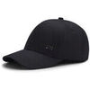 Casquette BOSS Casquette en serg&eacute; de coton avec des rayures caract&eacute;ristique Noir