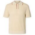 Polo Selected Jesse Knit - Birch/Potter
