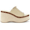 Sandales Caf&eacute; Noir C1GE1027 Beige