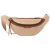 Sac banane LANCASTER Sac Banane Mini Osier Cuir Cognac