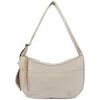 Sac bandouli&egrave;re LANCASTER Grand Sac Besace Basic Love Beige Fum&eacute; Beige